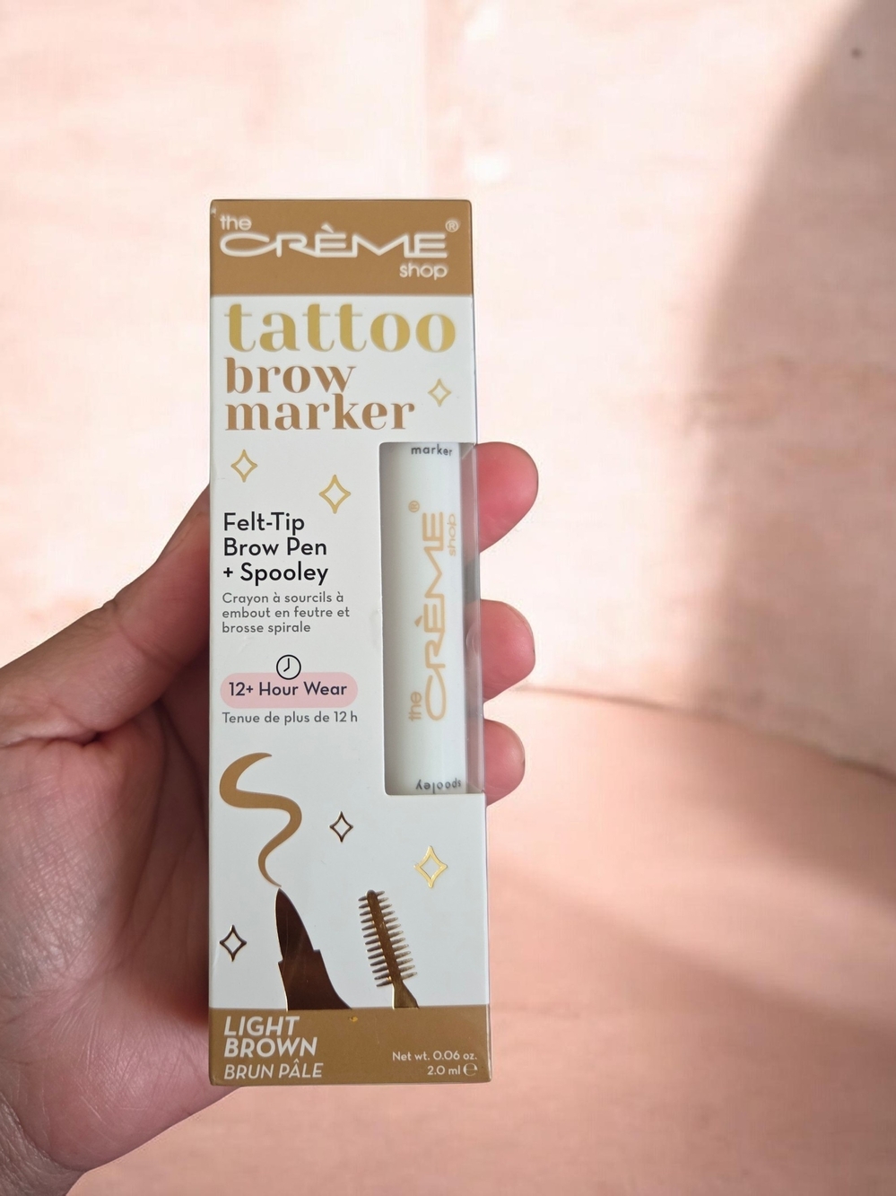 the Crème Shop Tattoo Brow Marker — Light Brown